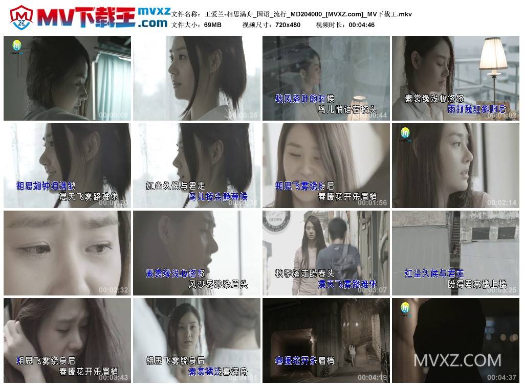 王爱兰-相思满舟_国语_流行_MD204000